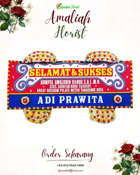 Papan Bunga Ucapan Selamat Karangpasar